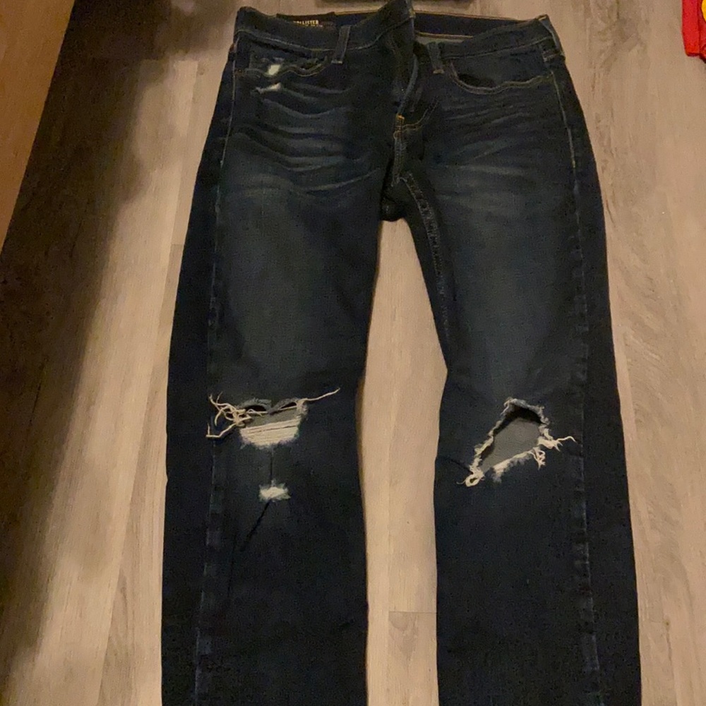 Ripped Hollister jeans